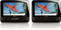 Philips PD7022 Pantalla dual LCD de 18cm/7  DVD porttil con pantalla dual (PD7022/12)
